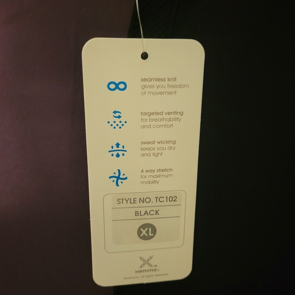 High-Waisted Thick Compression Black Leggings - Picture 3 of 6